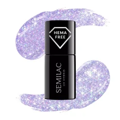 Le Mini MacaronStardust Collection Liquid Nail Powder Violet Frost