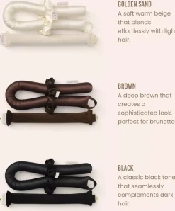 Lenoites Heatless Curls Unicorn Black