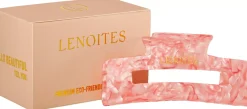 Lenoites Premium Eco-Friendly Hair Claw Nude Leopard