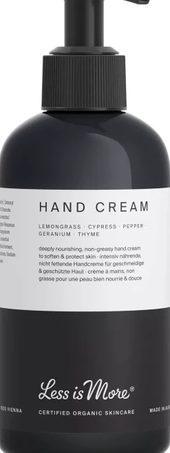 Less Is More Organic Hand Cream Lemongrass 250 ml
