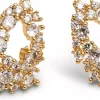 Lily and Rose Petite Miss Alice earrings Crystal Gold