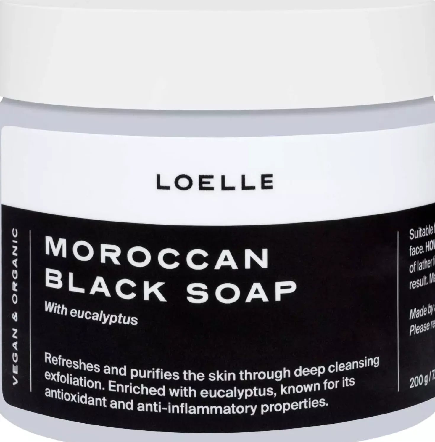 Loelle Moroccan Black Soap 150 g