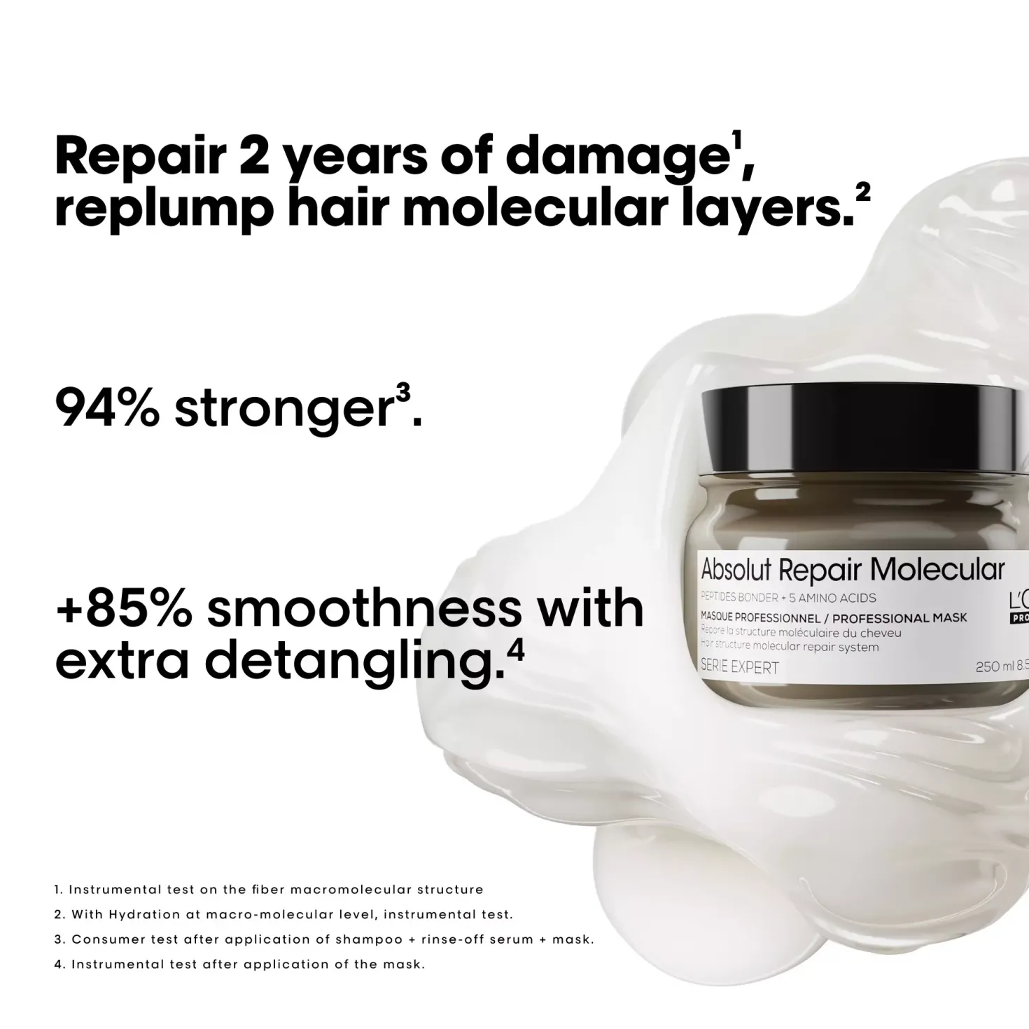 L'Oréal ProfessionnelAbsolut Repair Molecular Absolut Repair Molecular Rinse-off Mask 250 ml