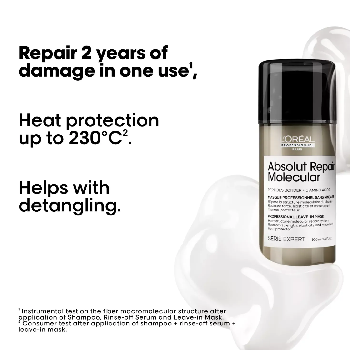 L'Oréal ProfessionnelAbsolut Repair Molecular Leave-in Mask 100 ml
