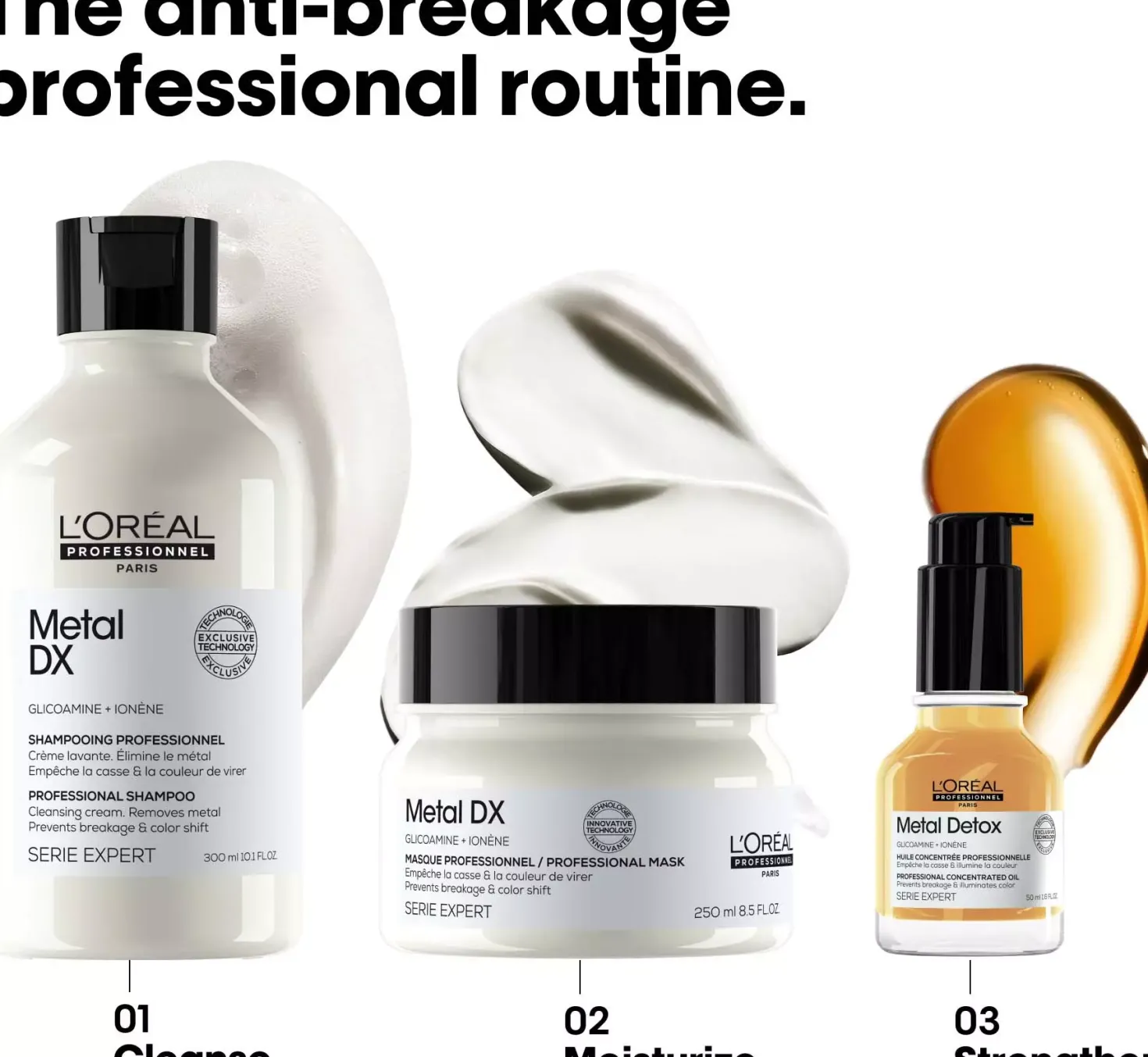 L'Oréal ProfessionnelMetal DX Serie Expert Shampoo 300 ml