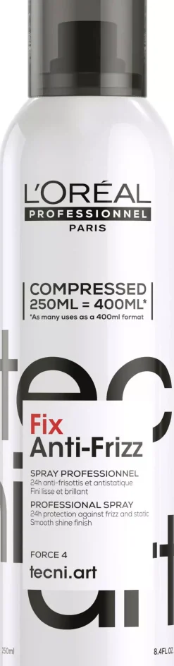 L'Oréal ProfessionnelTecni.Art Fix Anti-Frizz Fixing Spray 250 ml