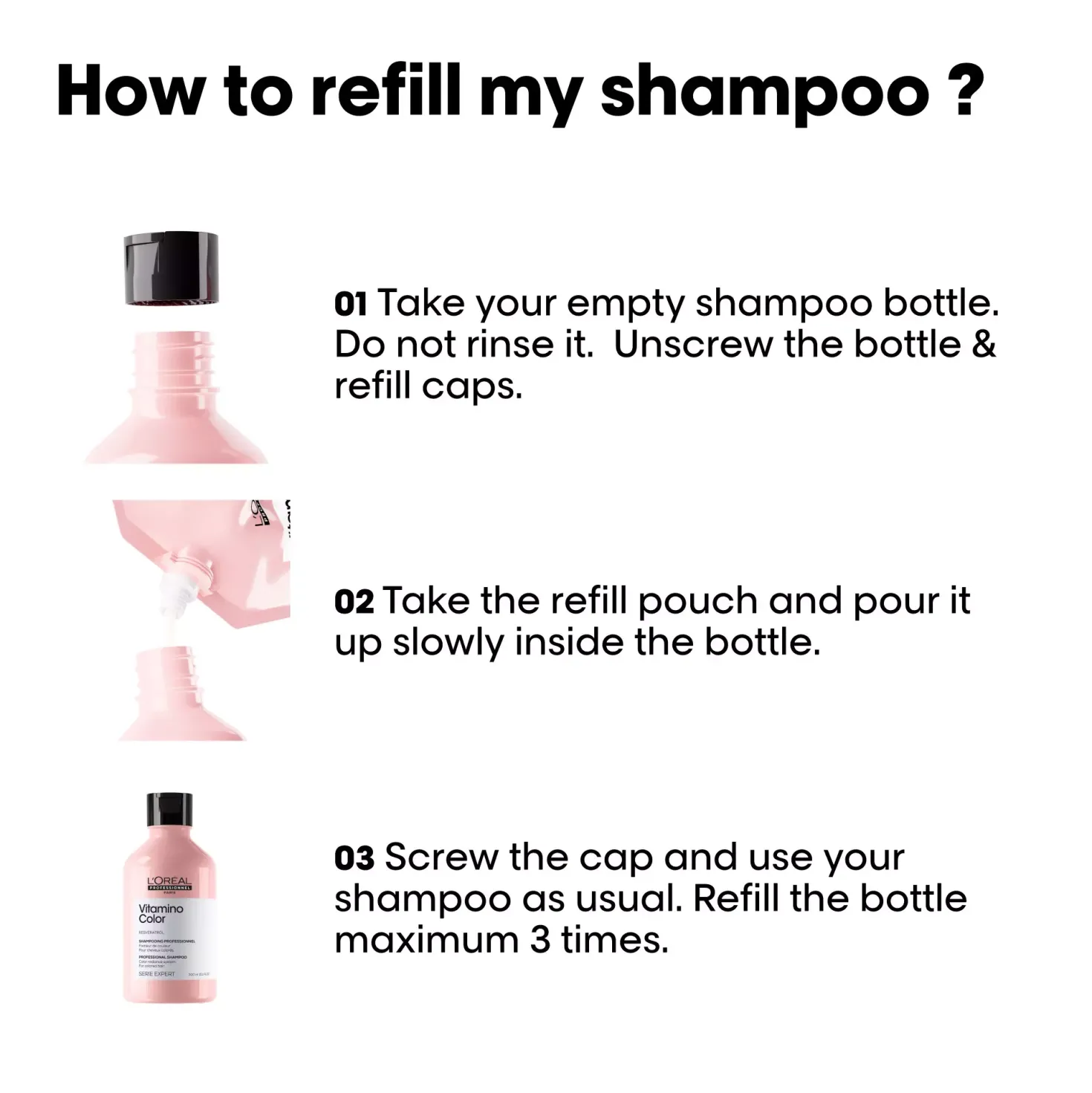 L'Oréal ProfessionnelVitamino Color Vitamino Shampoo Refill 500 ml