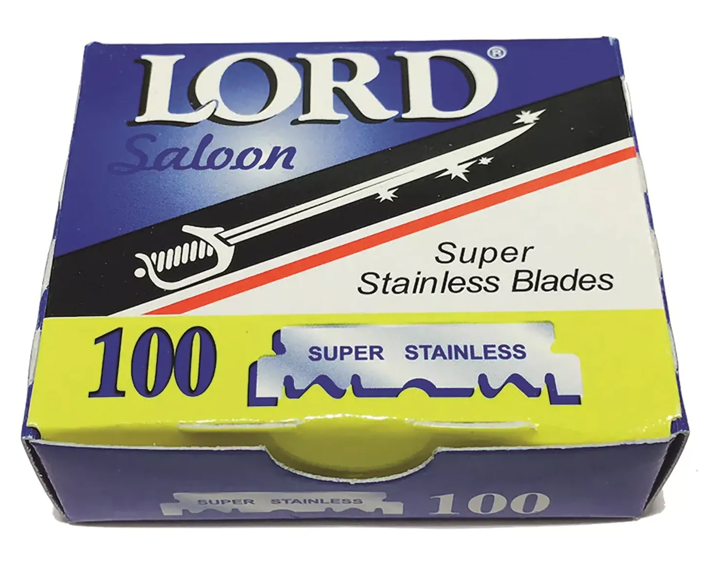 Lord Saloon Single Edge Razor Blades 100-Pack 100 stk