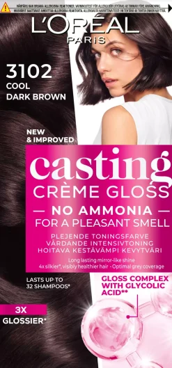 Loreal ParisCasting Creme Gloss Casting Crème Gloss 4102 Cool Chestnut