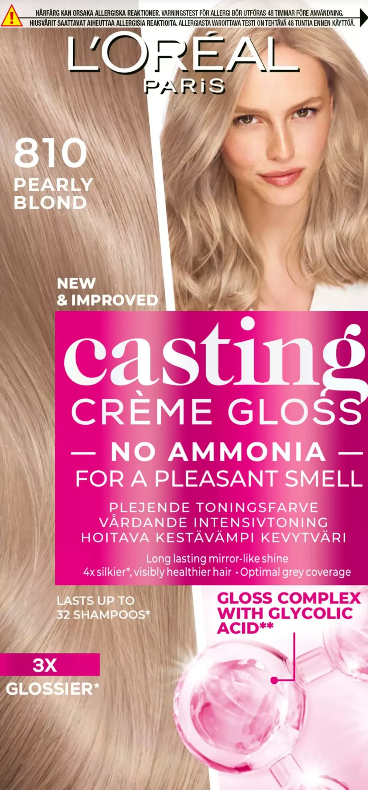 Loreal Paris Casting Crème Gloss Semi-permanent Coloration 100 Black Licorice