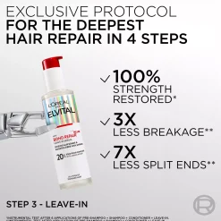 Loreal ParisElvital Bundle Shampoo 200 ml & Conditioner 150 ml & Rescue Pre-Shampoo 200 ml