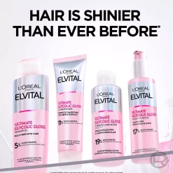 Loreal ParisElvital Glycolic Gloss Ultimate Leave-in Serum For Dull Hair 150 ml