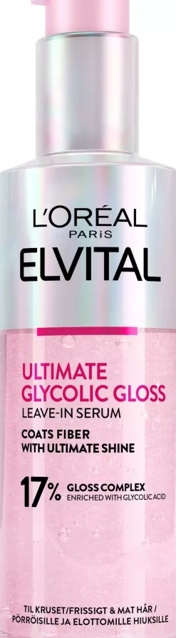Loreal ParisElvital Glycolic Gloss Ultimate Leave-in Serum For Dull Hair 150 ml