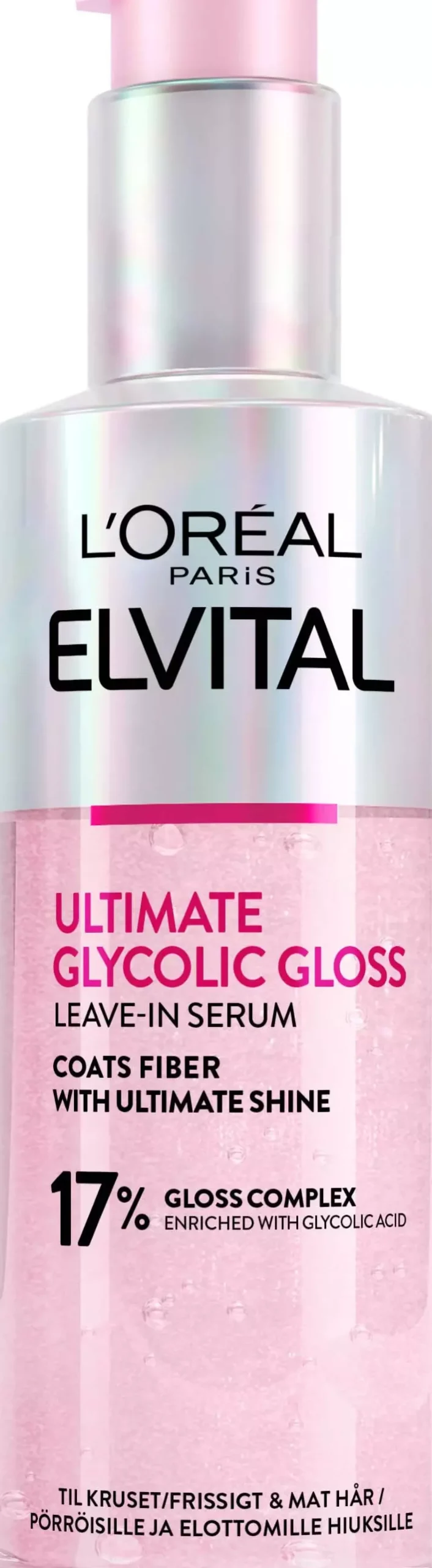 Loreal ParisElvital Glycolic Gloss Ultimate Leave-in Serum For Dull Hair 150 ml