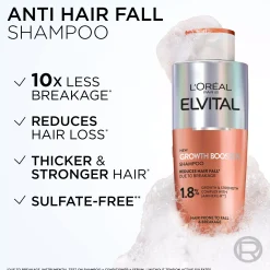 Loreal ParisElvital Growth Booster Shampoo Against Hair Loss 200 ml