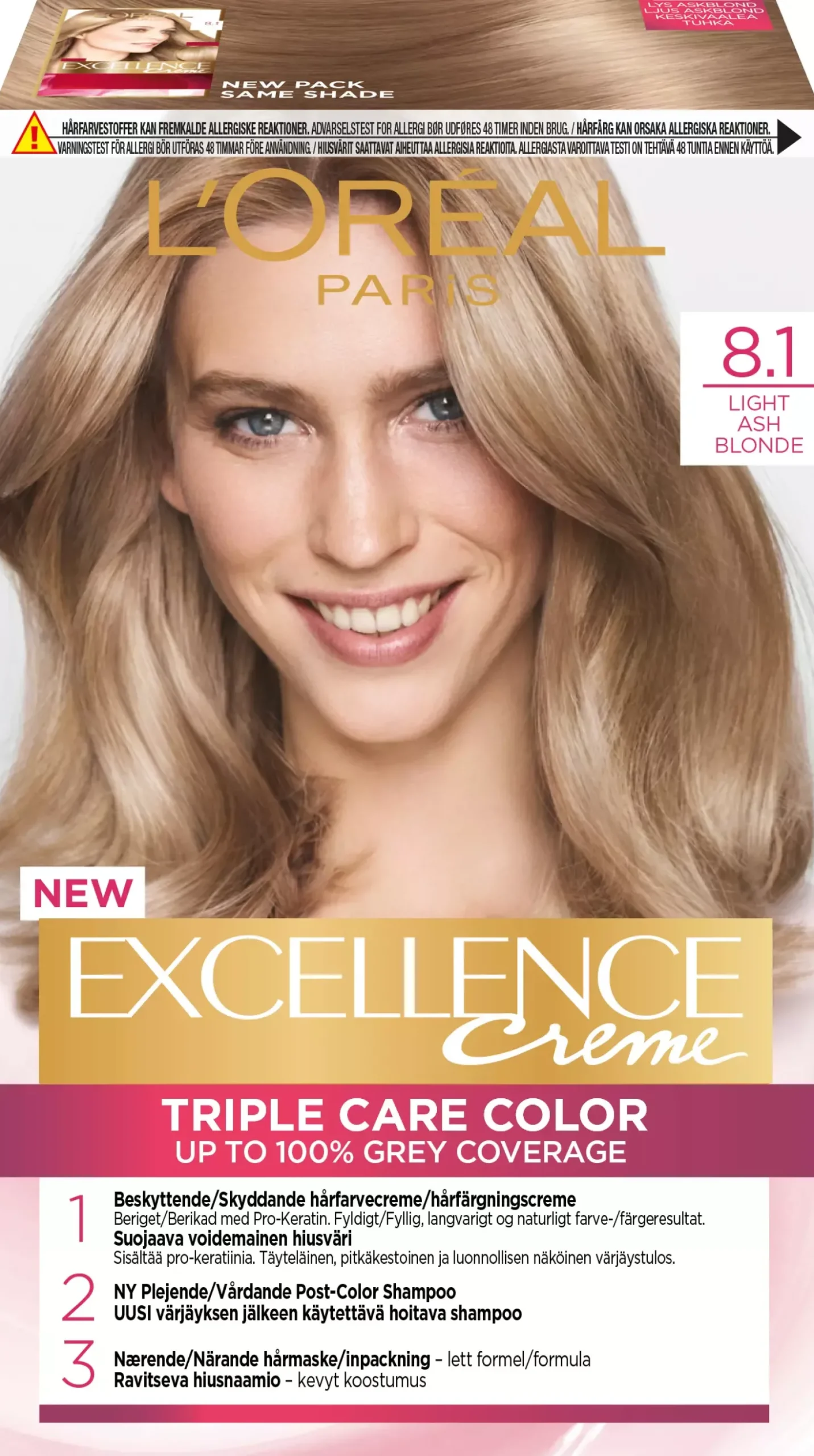 Loreal ParisExcellence Crème Triple Care Color 4 Brown