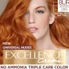 Loreal ParisExcellence Crème Universal Nudes Hair Color 4UR Universal Dark Red