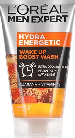 Loreal ParisHydra Energetic Men Expert Wake Up Boost Wash 100 ml