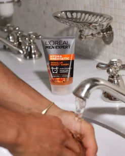 Loreal ParisHydra Energetic Men Expert Wake Up Boost Wash 100 ml
