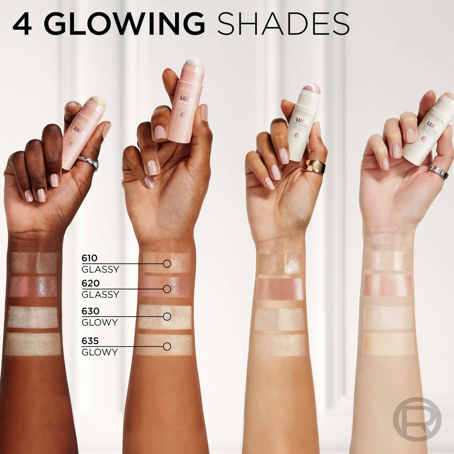 Loreal Paris Lumi Le Glow Highlighter Stick 630 Glowy Cream Chic