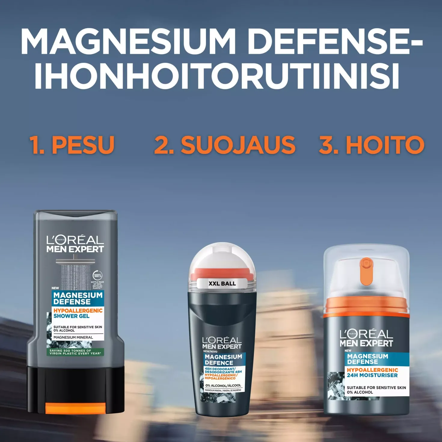 Loreal ParisMen Expert Deo Magnesium Defence Hypoallergenic 48H Deodorant 50 ml