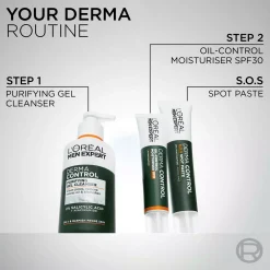 Loreal ParisMen Expert Derma Control Purifying Gel Cleanser 260 ml