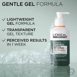 Loreal ParisMen Expert Derma Control Purifying Gel Cleanser 260 ml