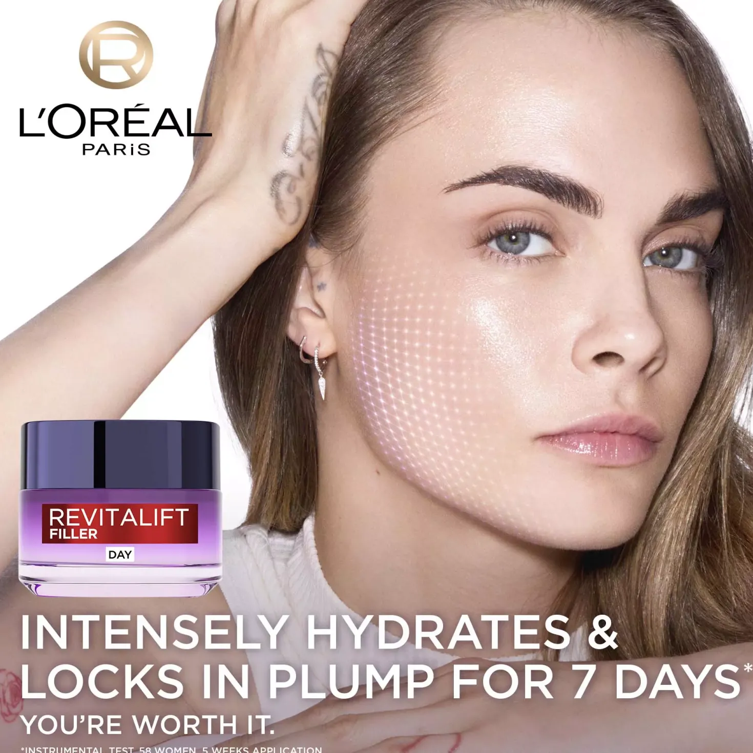 Loreal ParisRevitalift Filler Day Cream for Normal Skin 50 ml