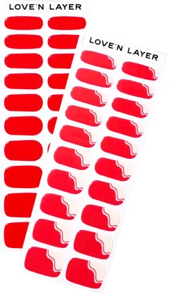 Love'n Layer Mix Solid & Swirl ​Lady Red​