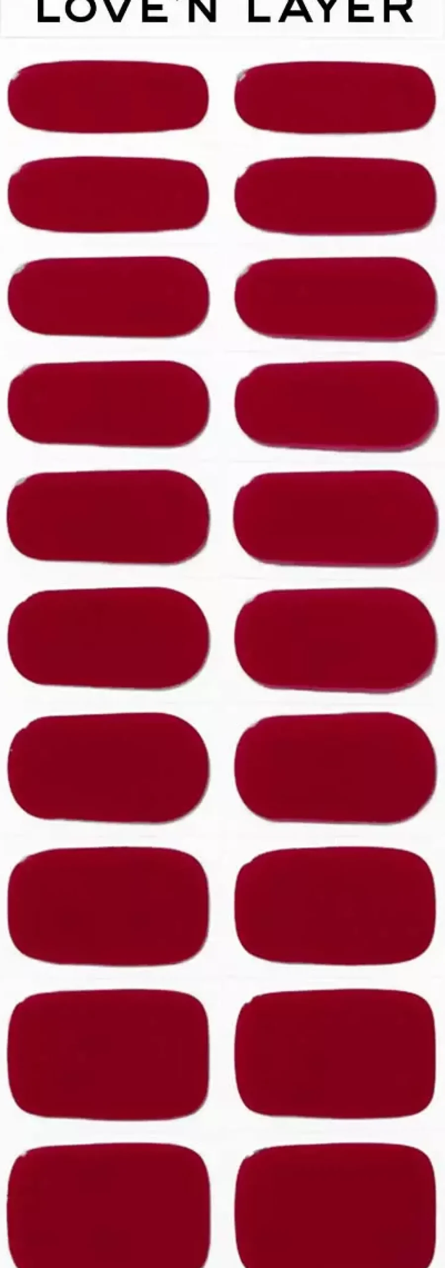 Love'n Layer Solid Layers Burgundy Red