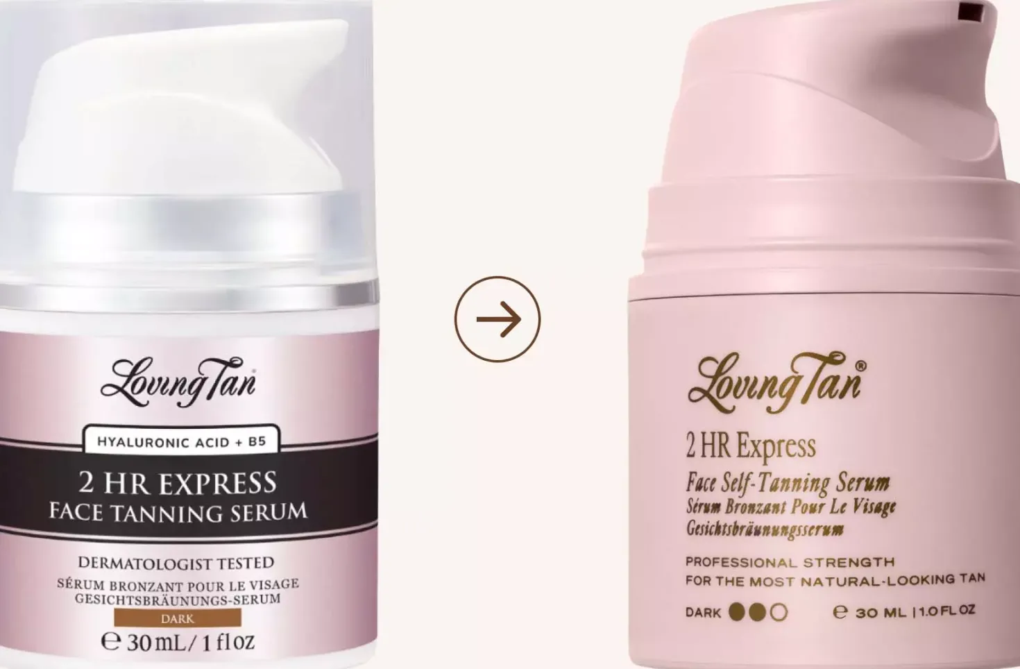 Loving Tan2 HR Express Face Tanning Serum Medium