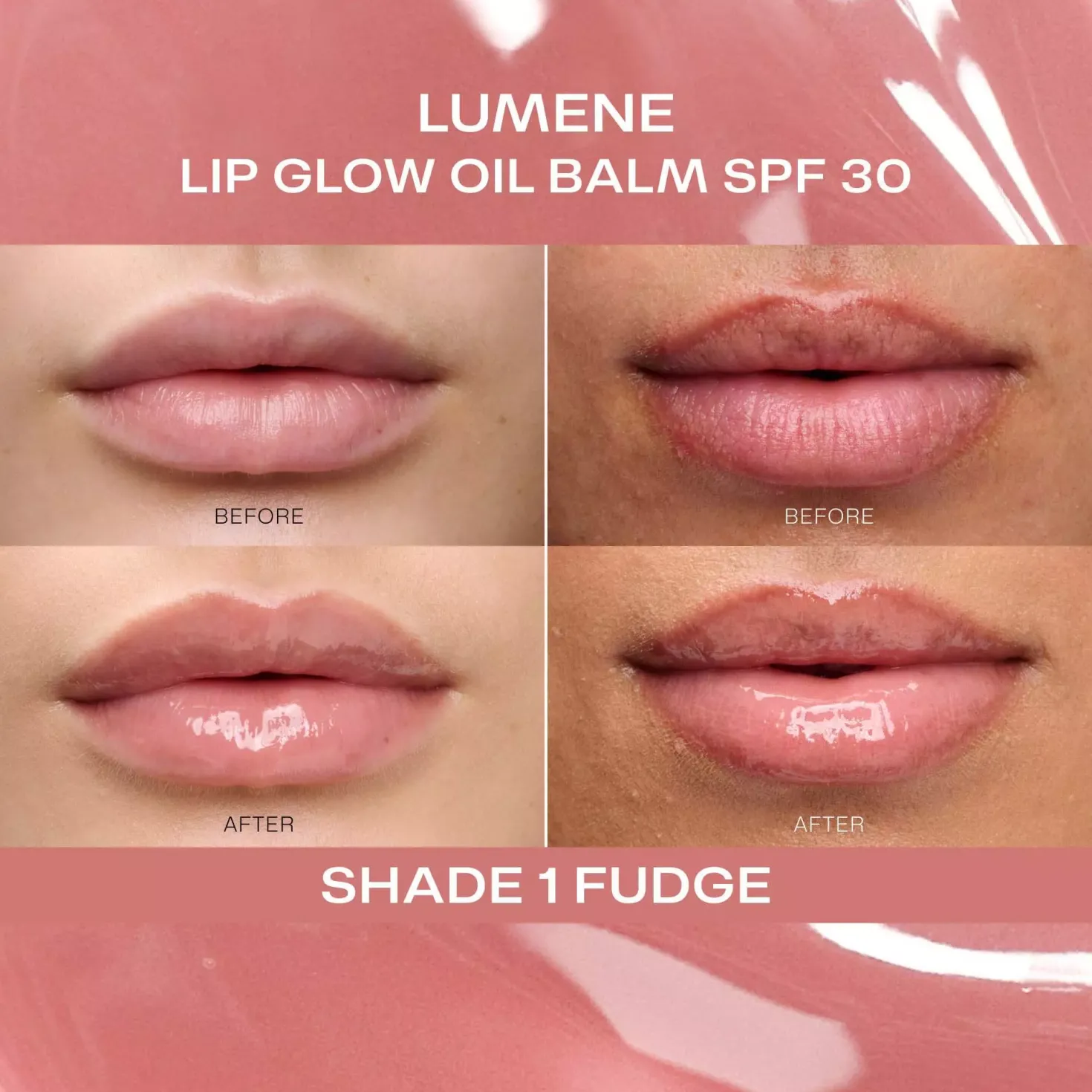 Lumene Lip Glow Oil Balm 5 Raspberry