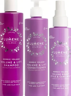 LumeneNordic Volume Volume & Lift Bundle Shampoo 300 ml & Conditioner 290 ml & Hair Mist 150 ml