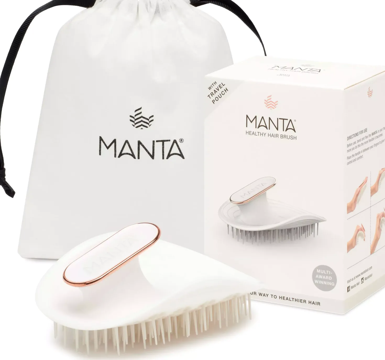 Manta Original Brush Pink/Rose Gold