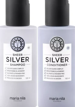 maria nilaSheer Silver Bundle Shampoo 100 ml & Conditioner 100 ml