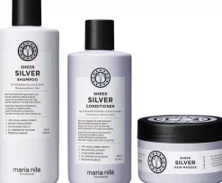 maria nilaSheer Silver Bundle Shampoo 350 ml & Conditioner 300 ml & Masque 250 ml