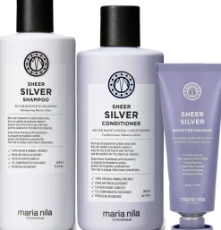maria nilaSheer Silver Bundle Shampoo 350 ml & Conditioner 300 ml & Masque 50 ml