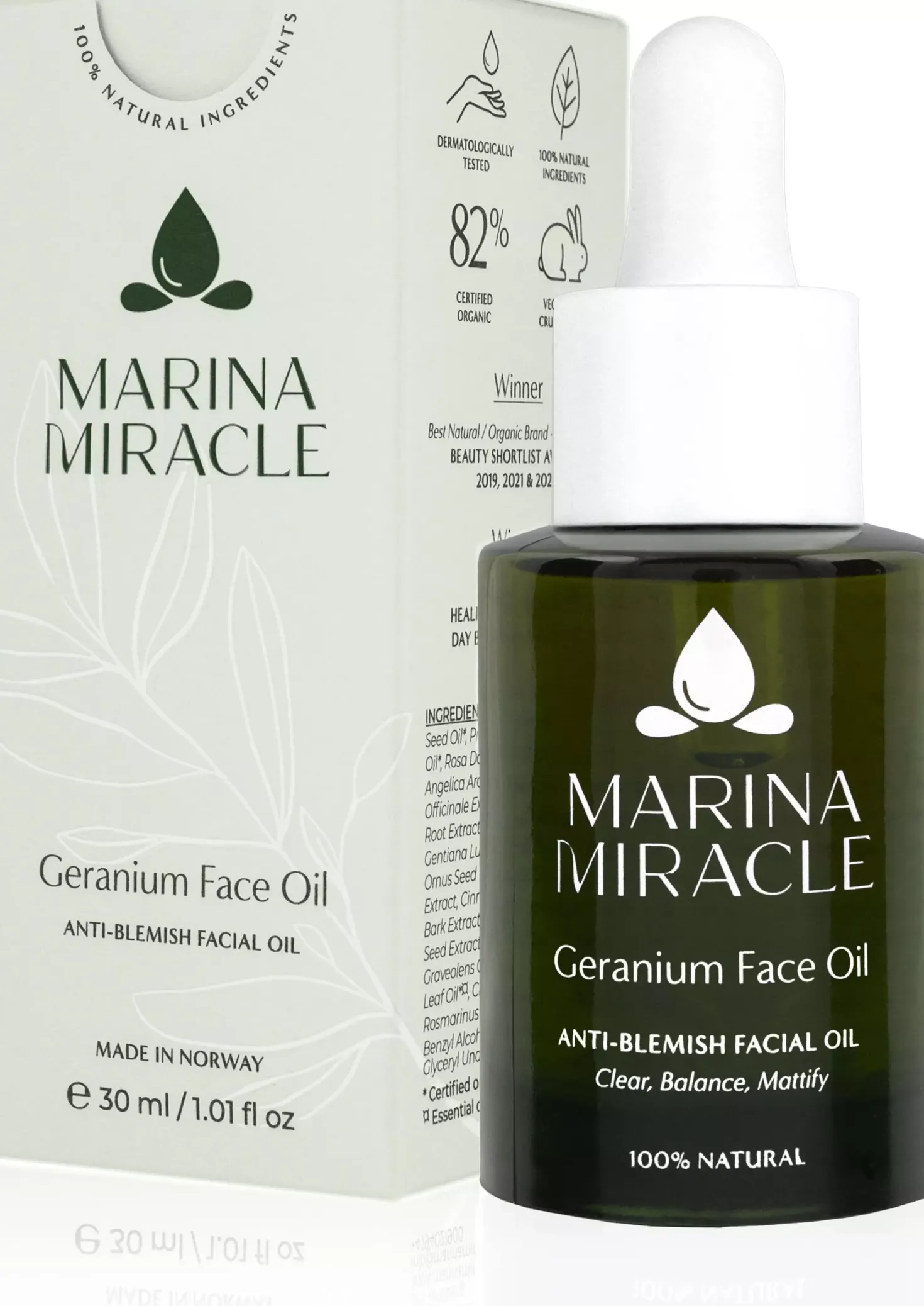 Marina Miracle Geranium Face oil 28 ml