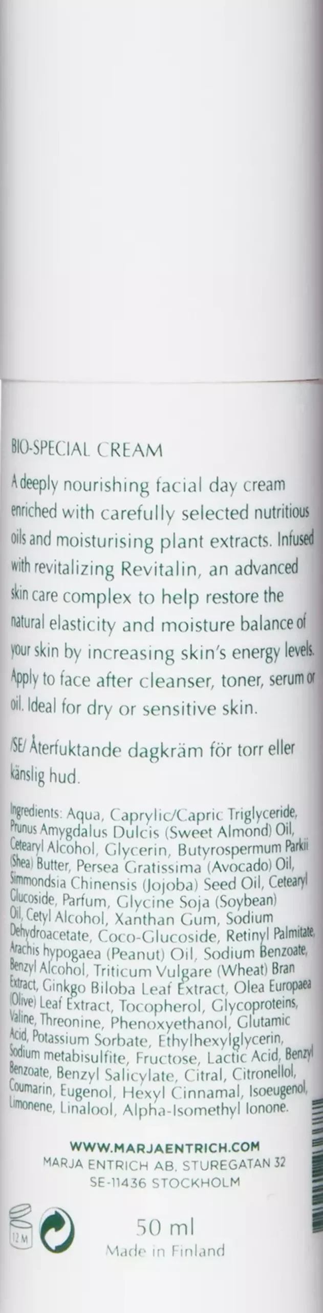 Marja Entrich Bio-Special Cream 50 ml