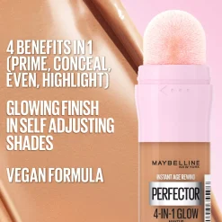 Maybelline New York Instant Perfector Multi-Use Glow Liquid Makeup 04 Deep