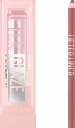 Maybelline New York Lifter Lip Bundle Liner 05 On It + Glaze Lip Balm 02 Pink Drip
