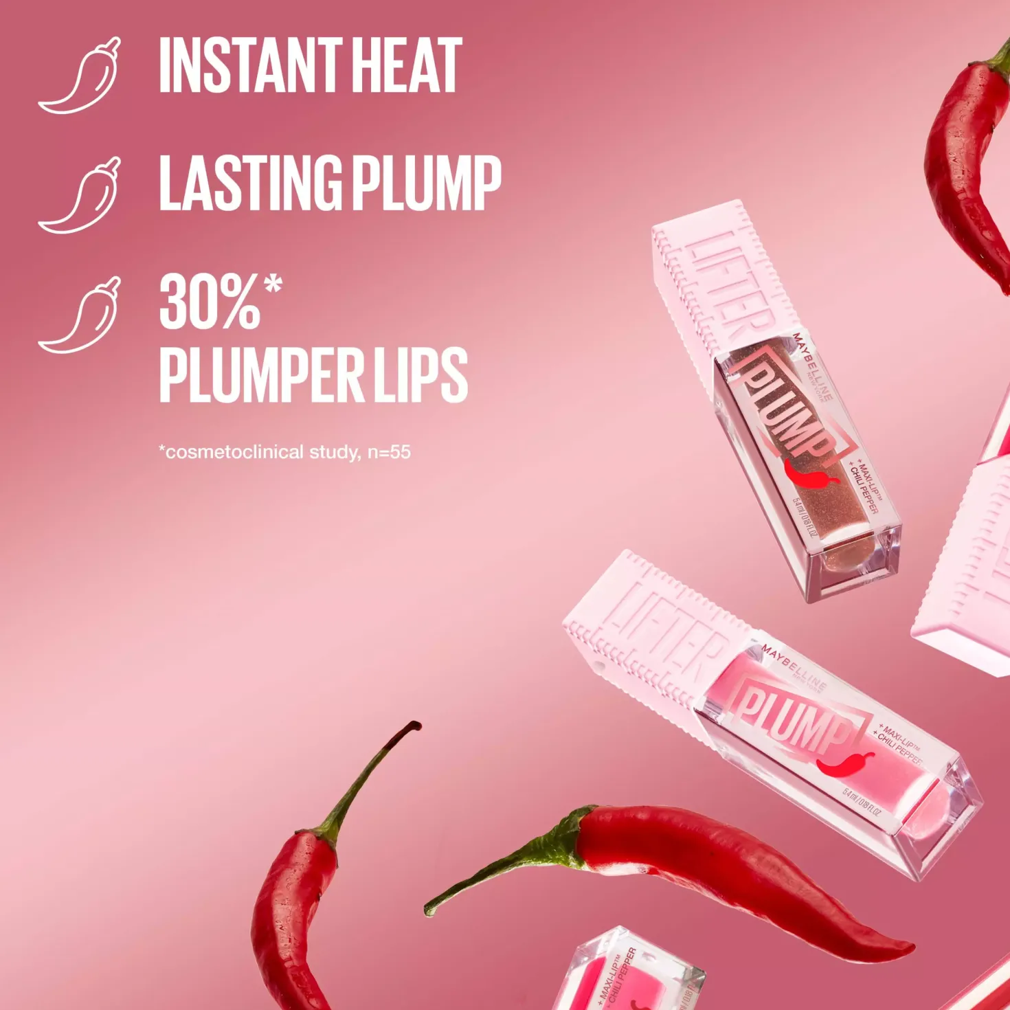 Maybelline New York Lifter Plump 005 Peach Fever
