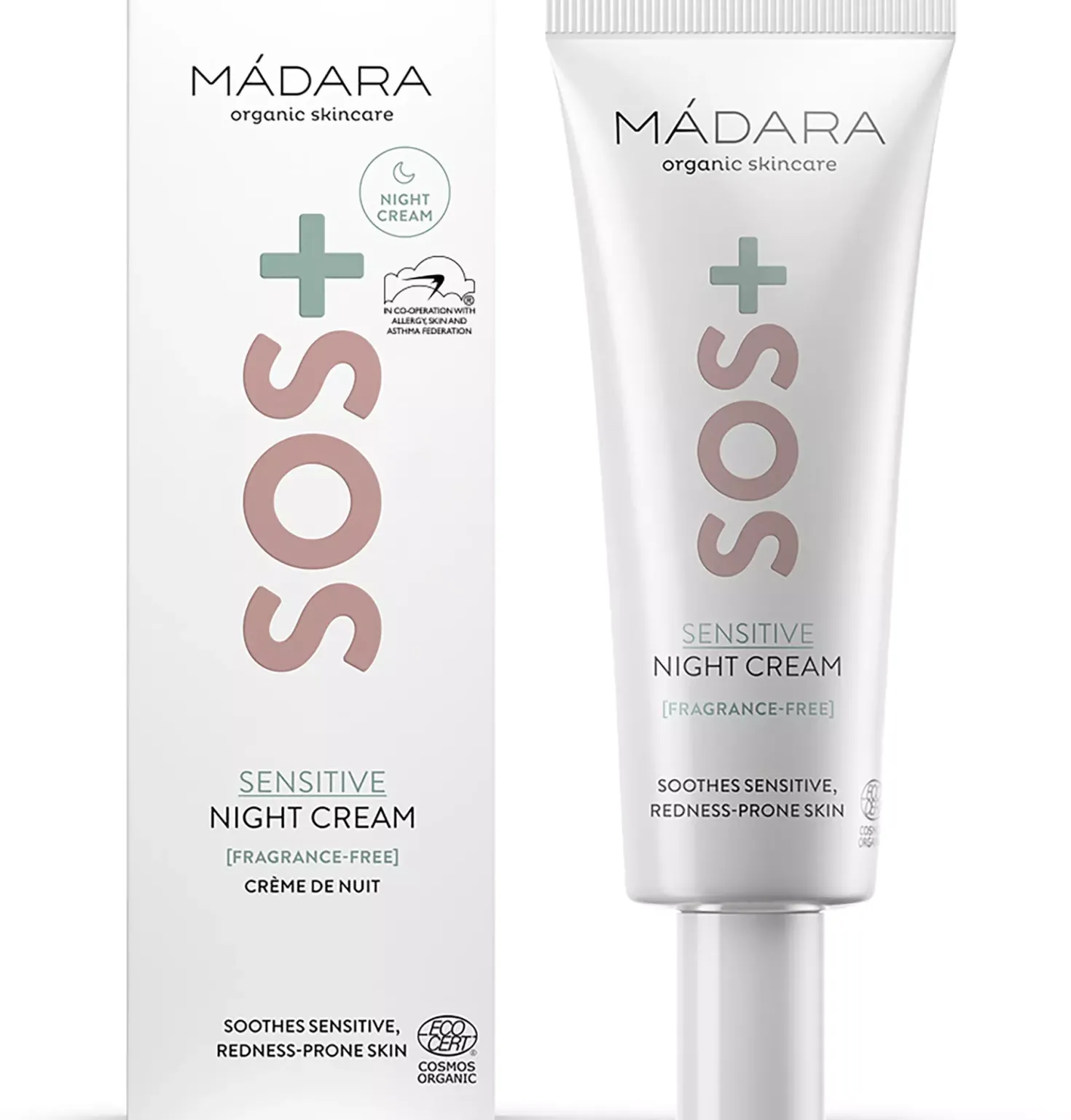 Mádara SOS+ Sensitive Night Cream 70 ml