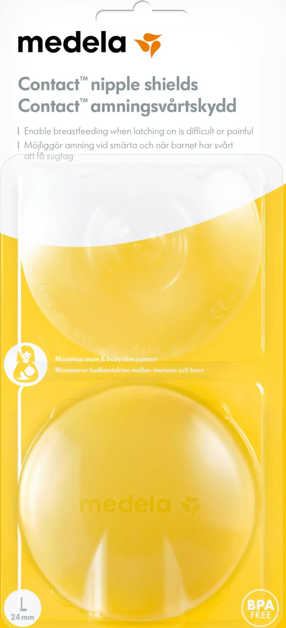 Medela Contact ammeskjold L 24mm L