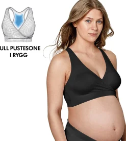 Medela Keep Cool natt-BH,Svart M M