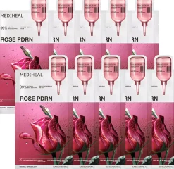 Mediheal Rose PDRN Essential Mask Healthy Glow 10 stk