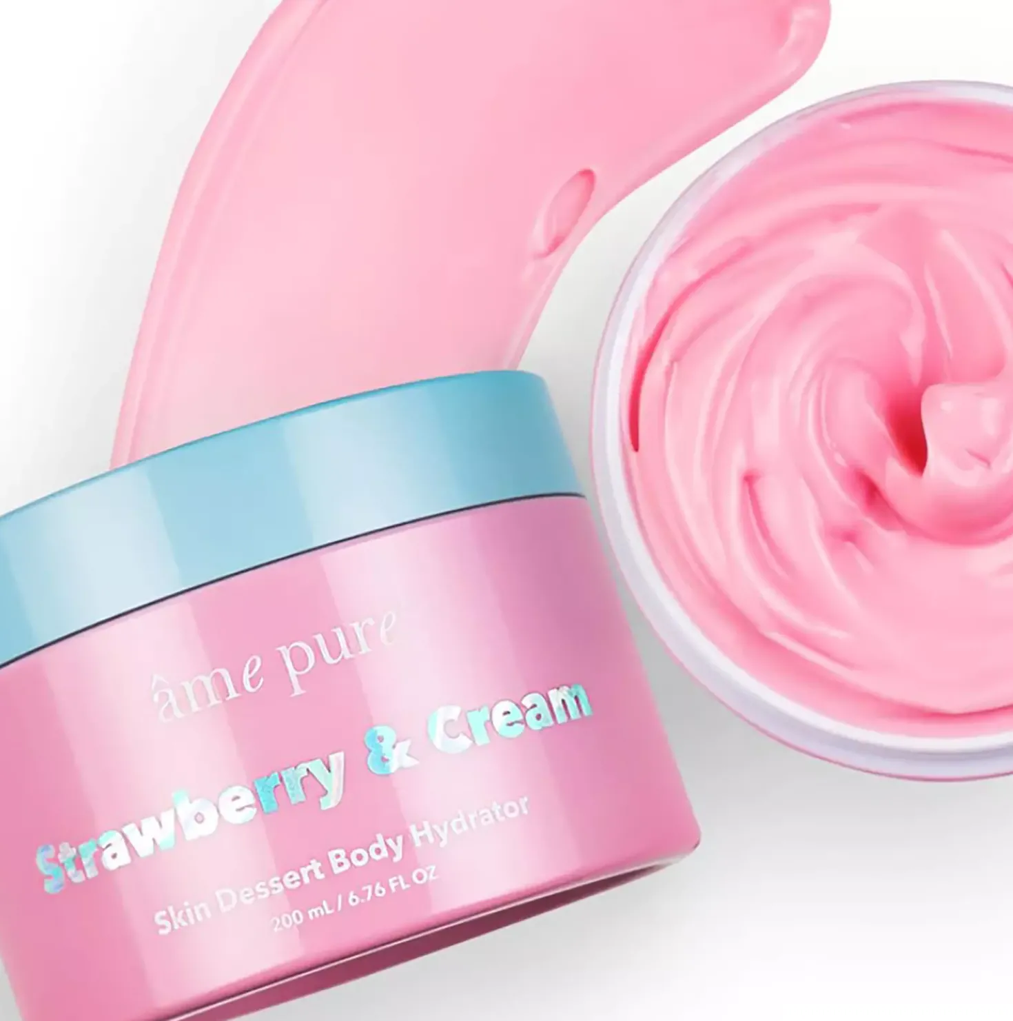 âme pure Strawberry & Cream Skin Dessert Body Hydrator 200 ml