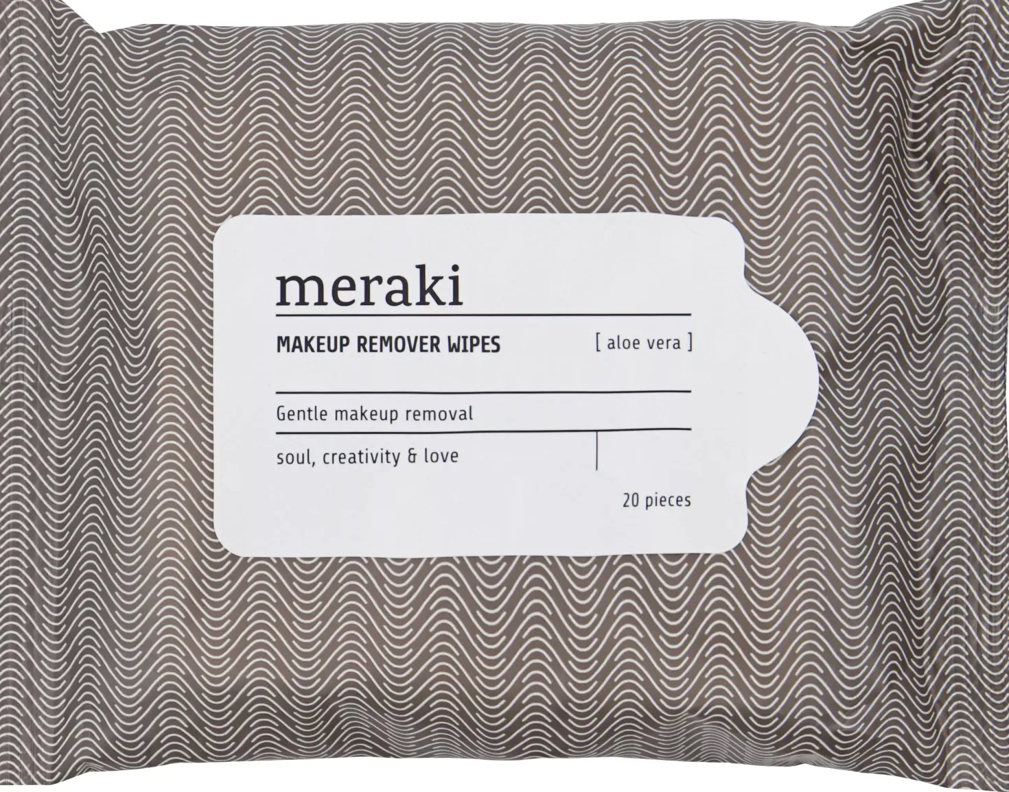 MerakiAloe Vera Makeup Remover Wipes Aloe Vera 20 stk