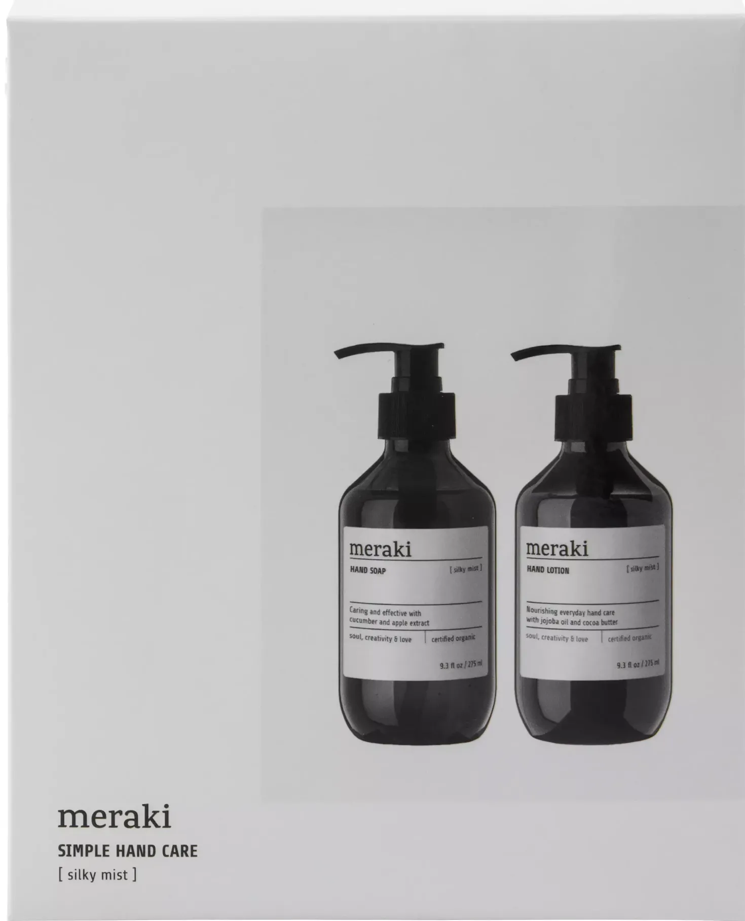 MerakiSilky Mist Simple hand care Gift box 275 ml