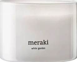 MerakiWhite Garden Scented Candle Medium